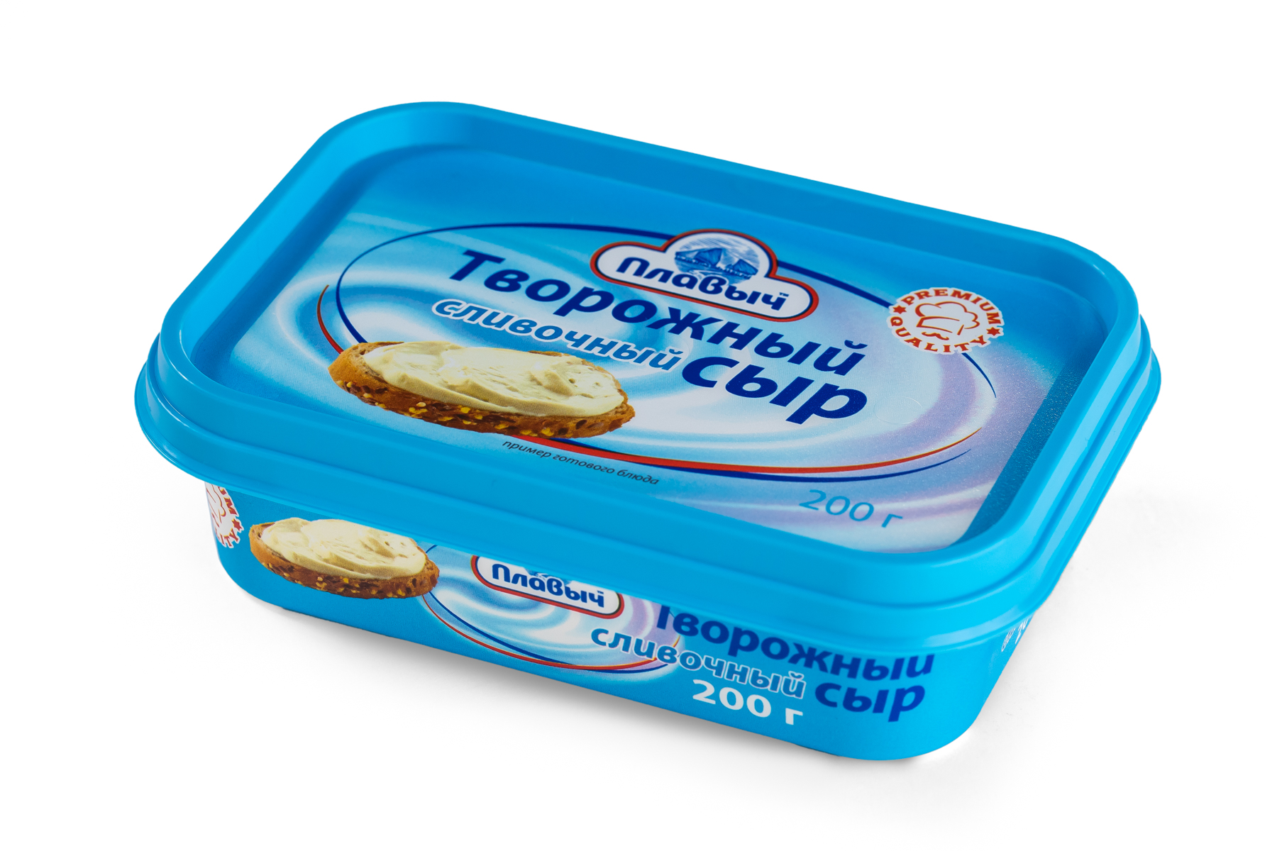 Творожный сыр  Сливочный 200 гр. ТМ Плавыч /12шт.