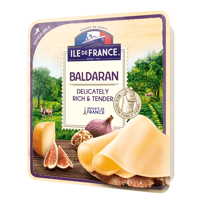 ILE DE FRANCE BALDARAN КУСОЧКИ 50% сыр твердый 150 гр./8 шт.