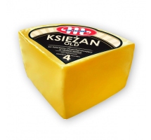 Ксенжан Ольд сыр твердый 1/4 блок ~1кг. ТМ Млековита, вес. /кор.8 шт
