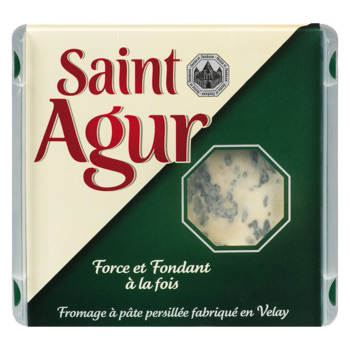 ST AGUR PORTION 60% сыр с голубой плесенью 125 гр./7 шт.
