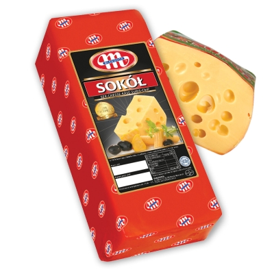 Сокол сыр брус ~3,5 кг. ТМ Млековита, вес /кор.4 шт.