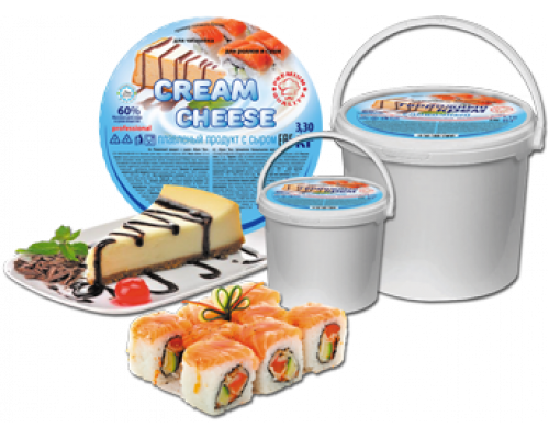   ТС Плавленный продукт с сыром 60%  Crem Chees 3,3 кг./2 шт.