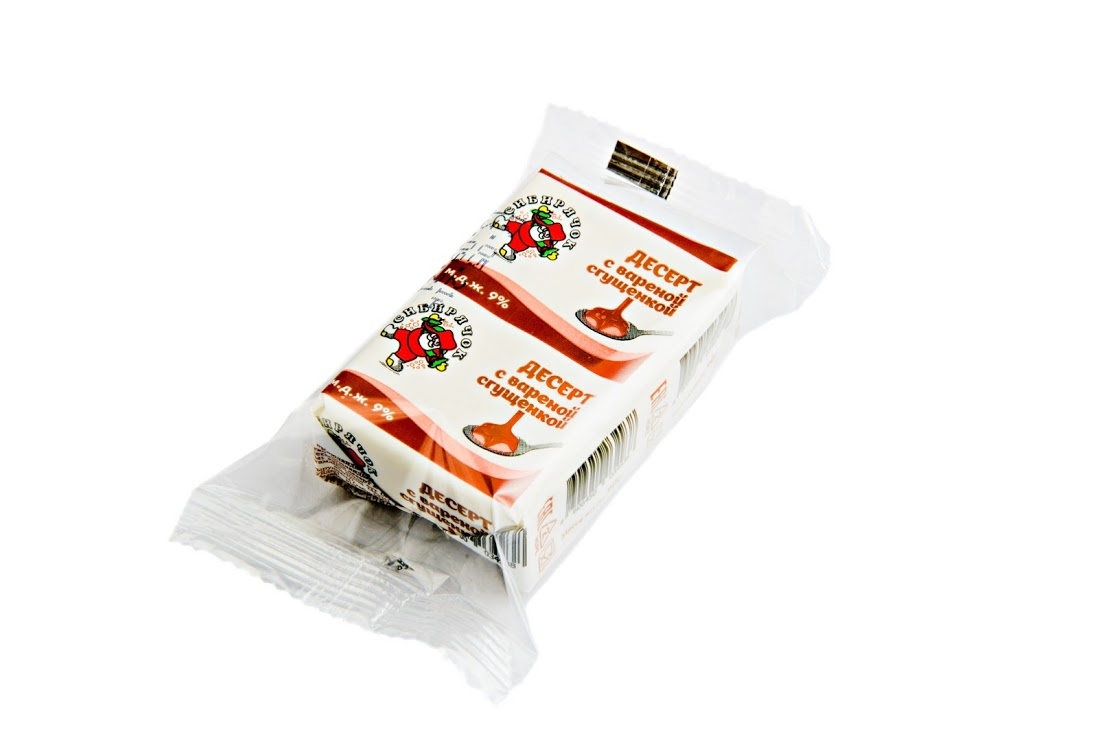 Десерт Сибирячок 90гр. сырок сладкий  со сгущённым молоком/30 шт